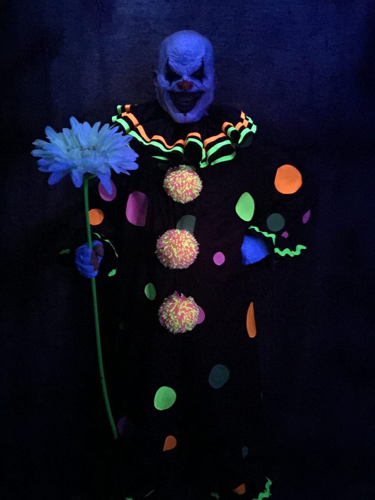 Gleamy the UV  Clown