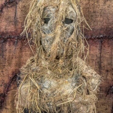 Strawman burlap mask